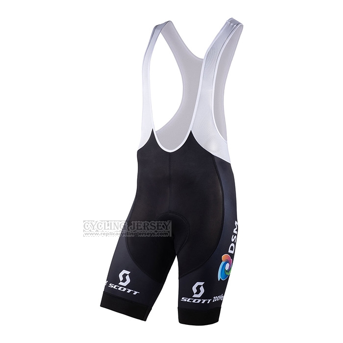 2022 Cycling Jersey DSM Black Short Sleeve and Bib Short